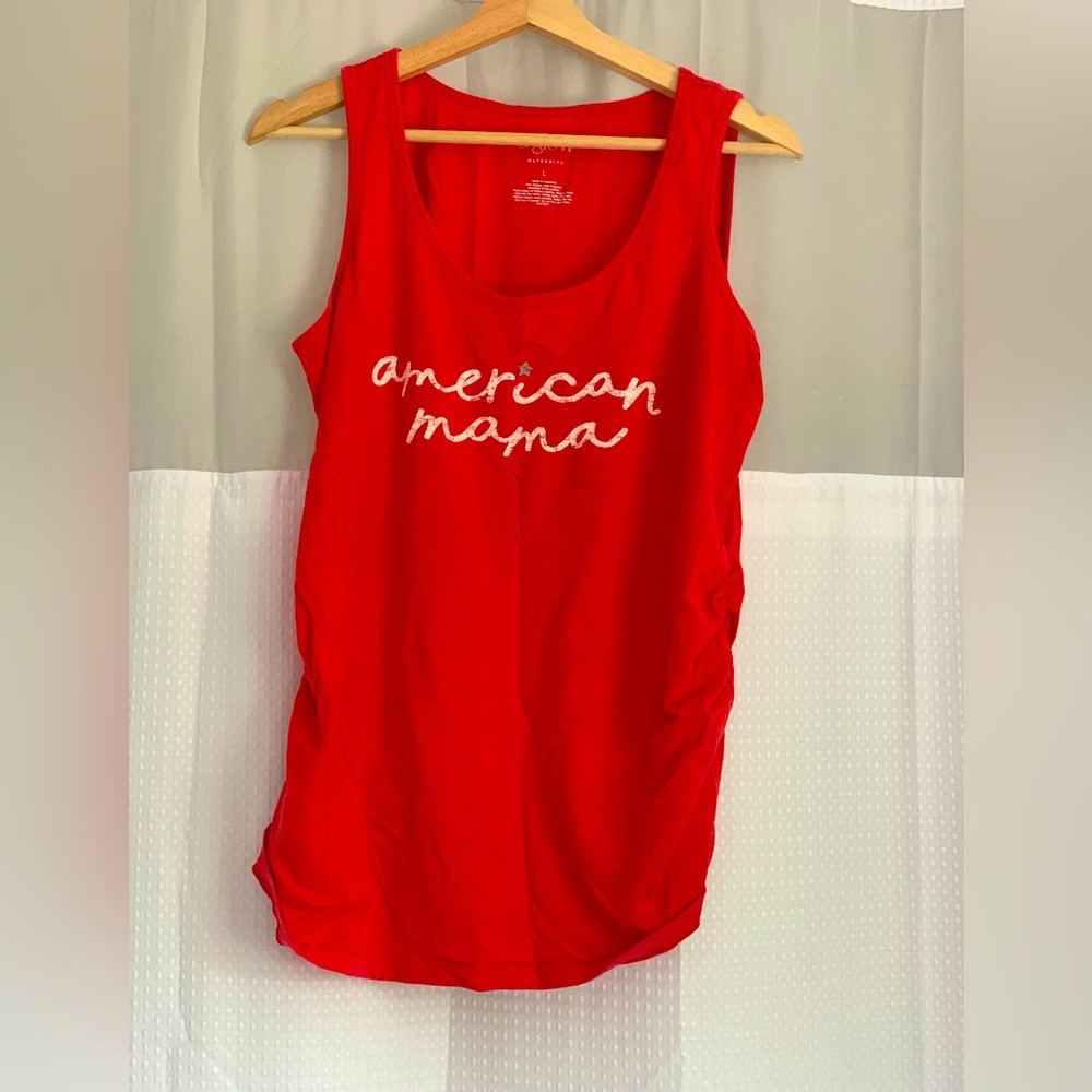 Maternity a:glow tank top size L